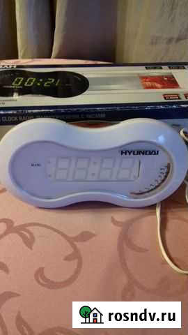 Радиоприемник с часами новый hyundai H-1515 Москва - изображение 1