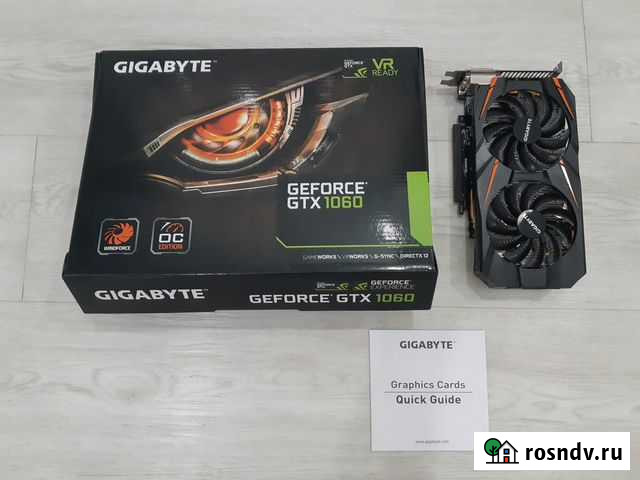 Gigabyte GeForce GTX 1060 6 Gb WindForce OC Уфа - изображение 1