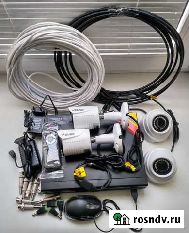 Комплект видеонаблюдения из 1.2.3 или 4 видеокамер Тула - изображение 1