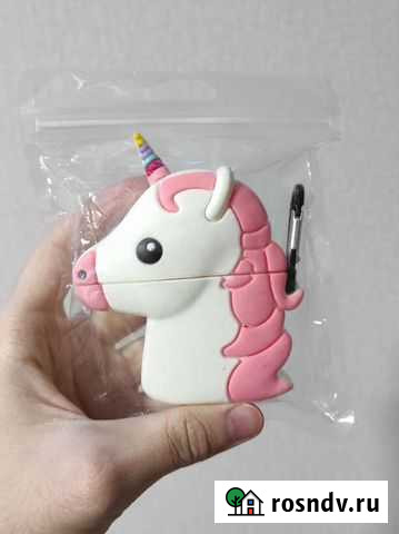 Чехол Единорог на Airpods 1/2 Элиста - изображение 1