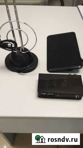 Тв приставка DVB T2 с антенной Ижевск - изображение 1