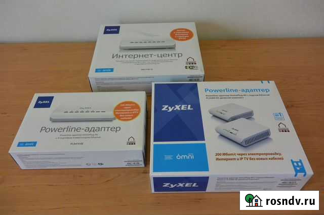 Комплект сетевого оборудования PowerLine Zyxel Новосибирск - изображение 1