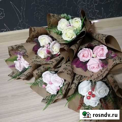 Букеты из мыльных цветов Таганрог - изображение 1