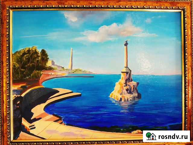 Картина Памятник затопленными кораблям Севастополь - изображение 1