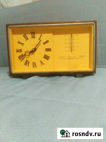 Часы, Маяк с термометром и психрометром Новочеркасск - изображение 1