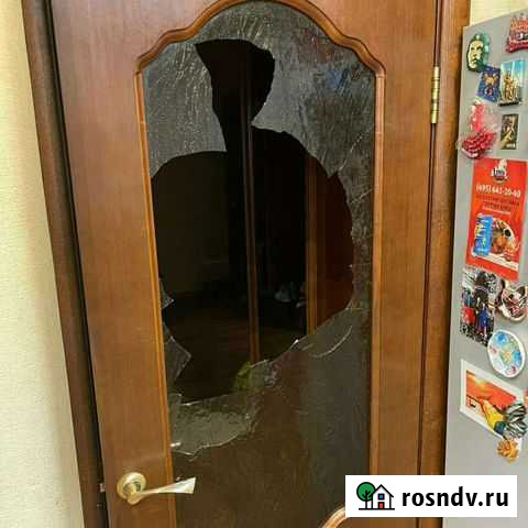 Замена стекла в межкомнатных дверях Москва - изображение 1