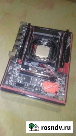 Комплект X99-RS9+E5-2630Lv3+8Gb+SSD Краснодар - изображение 1