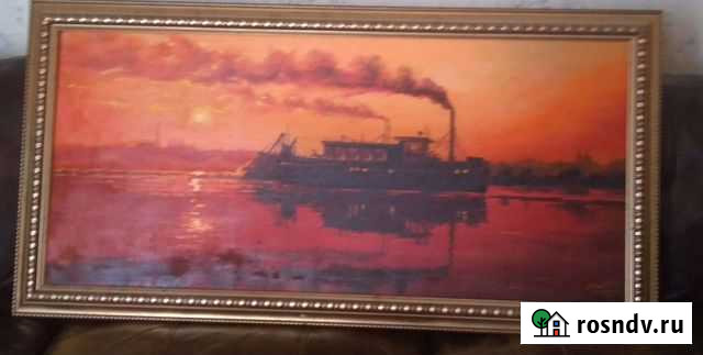 На старой Каме.Холст Масло Пермь - изображение 1