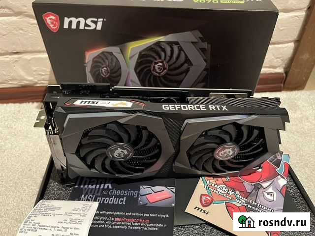 Видеокарта RTX 2070 super msi Батайск - изображение 1