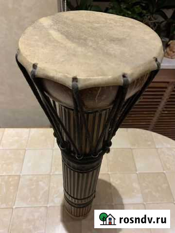 Барабаны Джембе (Индонезия ) 5 53 и 19 см Москва - изображение 1