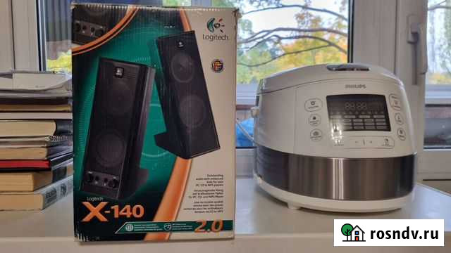 Колонки Logitech X-140 как новые Москва - изображение 1