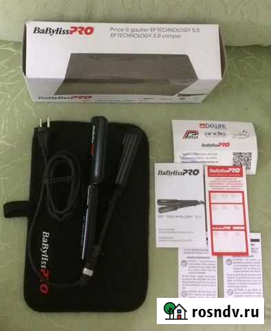 Новые щипцы-гофры babyliss PRO гальванические Нижневартовск - изображение 1