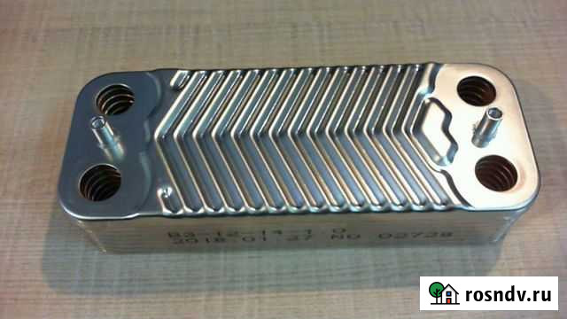 Теплообменник газового котла 12 пластин Омск - изображение 1