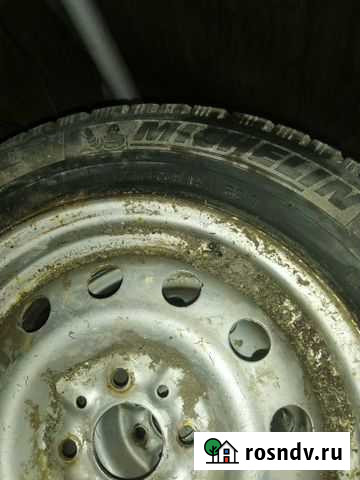 Продам зимние колеса r14 Michelin Углеуральский - изображение 1