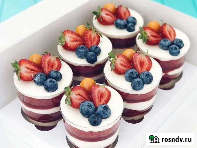 Трайфлы (торт в стаканчиках), на заказ Калининград - изображение 1