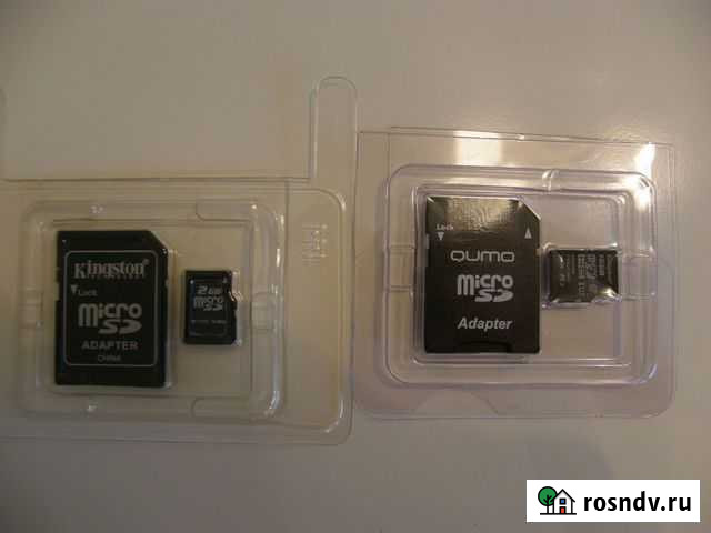 Адаптер для micro sd + карты памяти на 2гб и 16 гб Санкт-Петербург - изображение 1