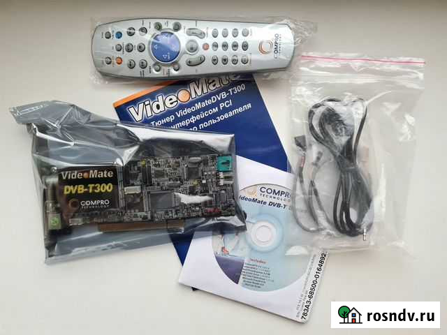 Тв TV Тюнер Compro VideoMate DVB-T300 PCI Санкт-Петербург - изображение 1