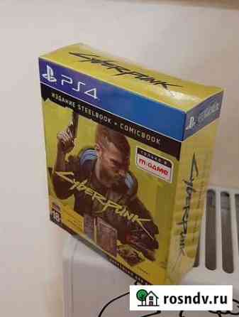 Игра ps4 Cyberpunk 2077 Steelbook + Comicbook. Voo Тюмень