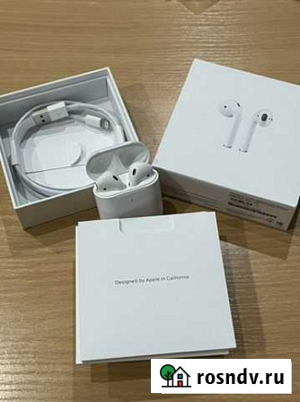 Наушники AirPods 2 with Wireless Charging Case Киров - изображение 1