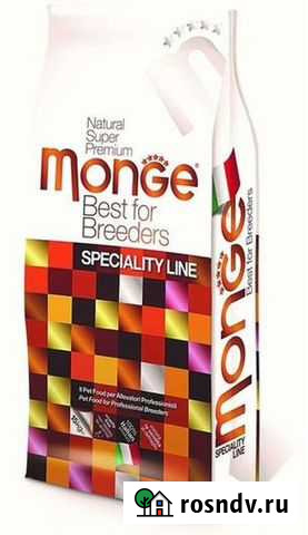 Корм Monge 15 кг. для собак всех пород Мурманск - изображение 1