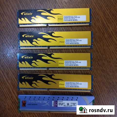 Оперативная память DDR2 DDR3 1,2,4 Gb Батайск - изображение 1