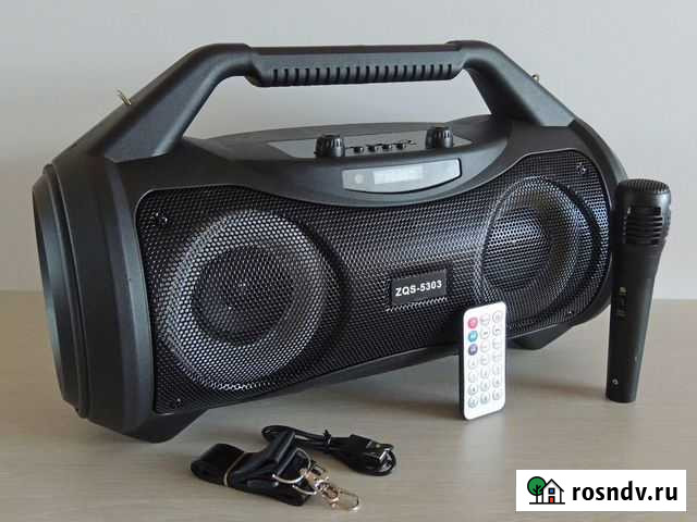 Bluetooth колонка с FM и караоке Ярославль - изображение 1
