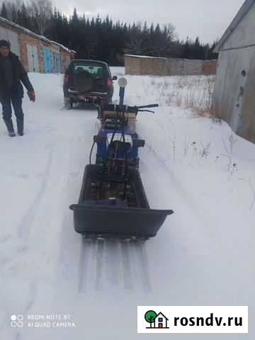 Продается мотобуксировщик Лидер 18 Семилетка - изображение 1