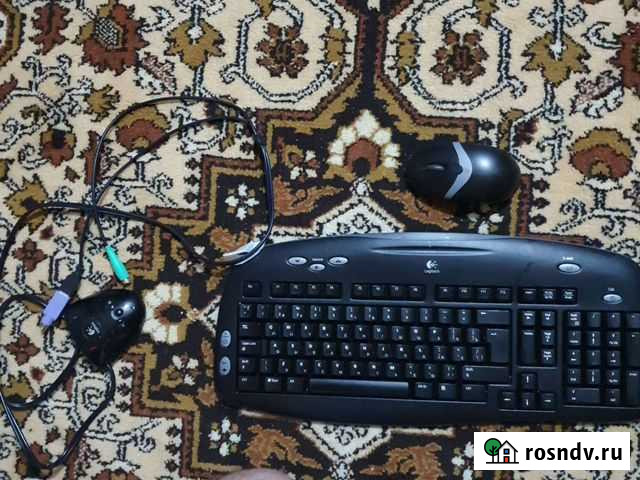 Беспроводная клавиатура и мышь logitech Салават - изображение 1