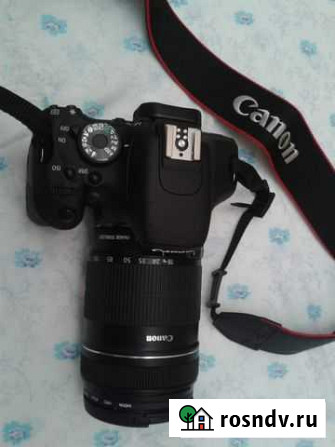Фотоаппарат зеркальный Canon EOS 600D EF-S 18-55 I Красноярск - изображение 1