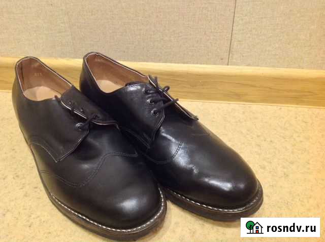 Ботинки туфли СССР хромовые офицерские Санкт-Петербург - изображение 1