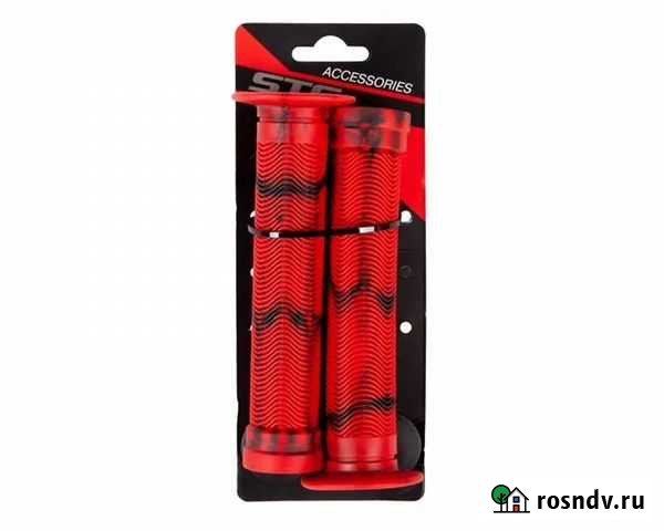 Грипсы 150мм черн/красные Нижний Новгород - изображение 1