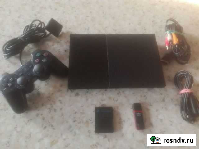 PS2 Slim 32 Гб Прошитая Барнаул - изображение 1