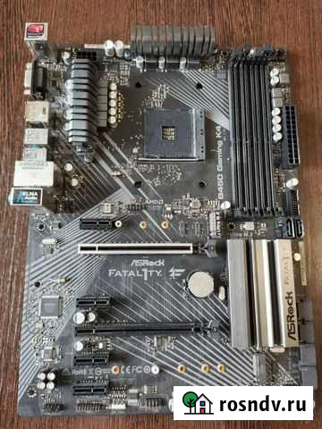 Материнская плата asrock Fatal1ty B450 Gaming K4 Барнаул - изображение 1