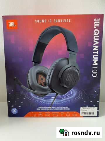 Проводные наушники jbl Quantum 100 Новосибирск - изображение 1