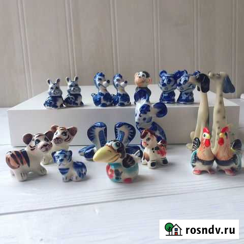 Статуэтки сувениры фигурки гжель керамика Балашиха - изображение 1