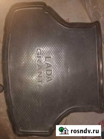 Резиновый коврик в багажник Лада гранта Чита - изображение 1