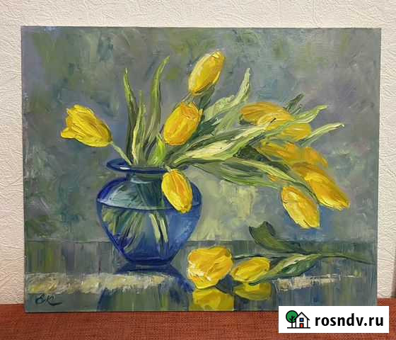 Картина маслом тюльпаны Ярославль - изображение 1