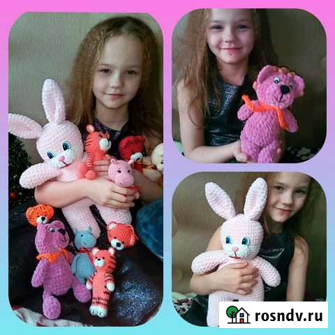Вязаные игрушки ручной работы Саратов - изображение 1