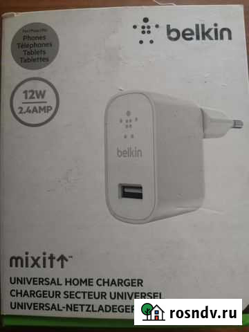 Сзу Belkin 2,4A, 12Вт, новое Челябинск - изображение 1