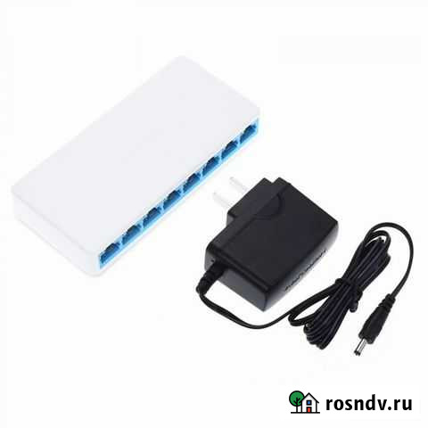 Сетевой коммутатор mercury S108C, 8-портов, 100 Мб Челябинск - изображение 1