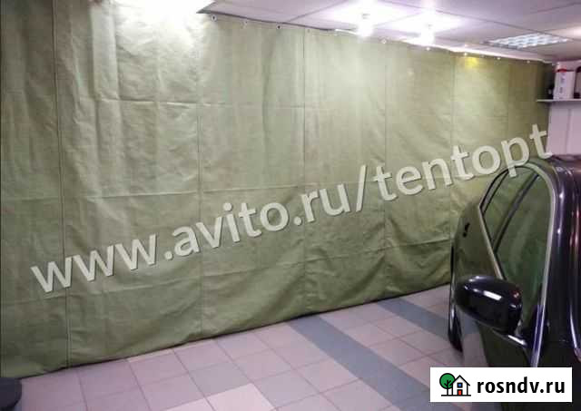 Штора завеса в гараж брезент Великие Луки - изображение 1
