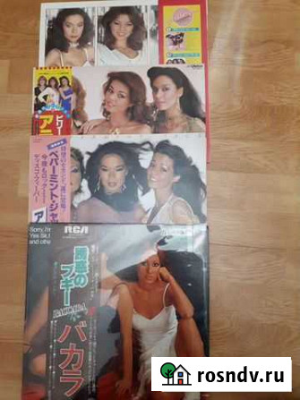 Винил. арабески,баккара. оригиналы. Мade in japan Находка - изображение 1