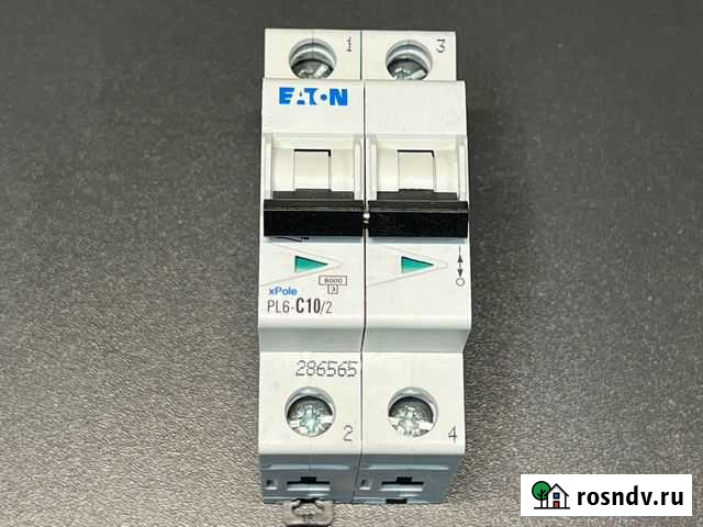 Автомат Eaton Moeller PL6-C10/2 новый, 2 шт Ярославль - изображение 1