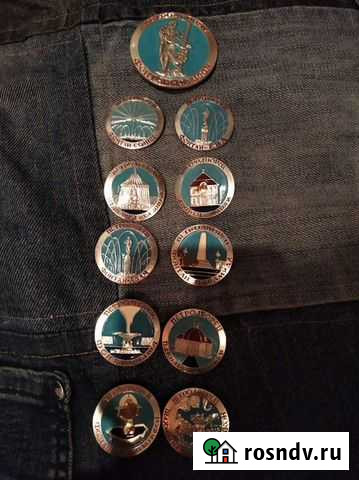 Набор значков Петродворец Казань - изображение 1