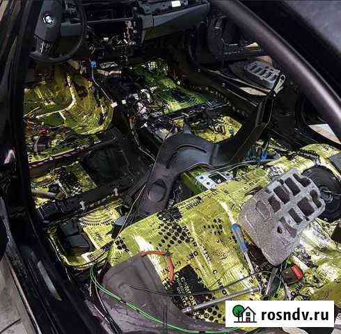 Установка шумоизоляции, автозвука, допсвет в авто Новокузнецк