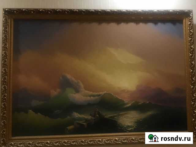 Картина маслом на холсте «Девятый вал» (копия) Симферополь - изображение 1