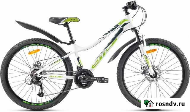 Велосипед sitis luna LN610 26 (2021) бело-зеленый Ростов-на-Дону - изображение 1