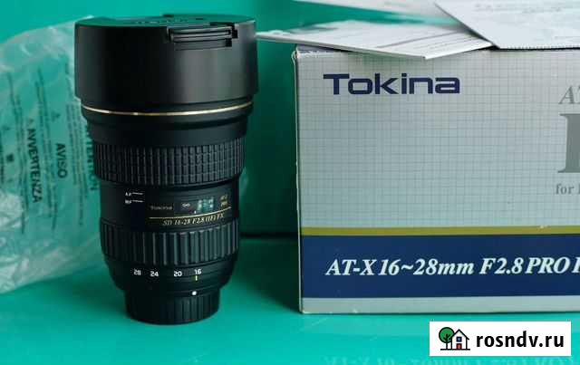 Nikon Tokina 16-28mm 2.8 PRO fx Кропоткин - изображение 1