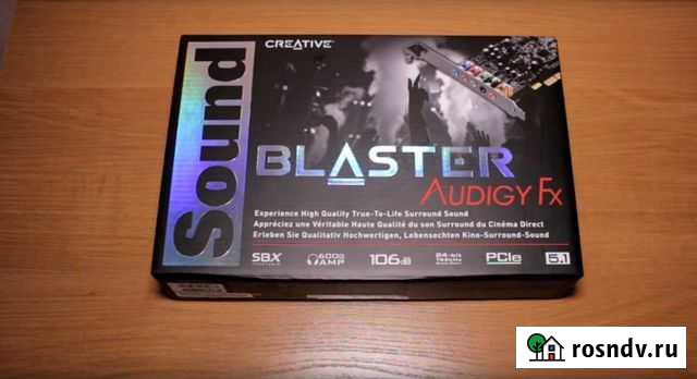 Creative Sound Blaster Audigy Fx Москва - изображение 1