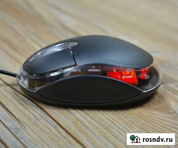 Мышка оптическая, в упаковке, переливается, красны Новокузнецк - изображение 1